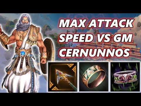 I OVERCAPPED ATTACK SPEED ON ZEUS VS A GM - Season 9 Masters Ranked 1v1 Duel - SMITE