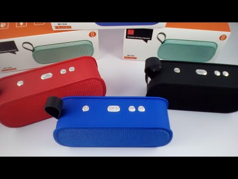 Тест портативной колонки M168 | Portable Wireless Speaker M168 test