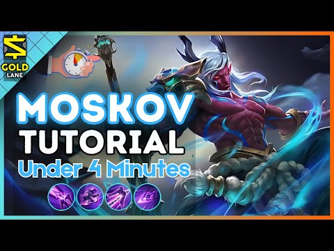 4-Minute Moskov Tutorial in the Gold Lane || (MLBB S35) 2025
