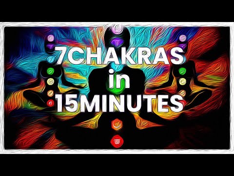 7 Chakras 15 Min very intense exercise daily Mantra Chanting Meditation LAM VAM RAM YAM HAM OM AUM