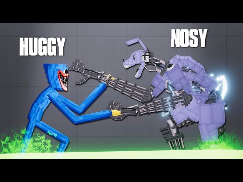 Huggy Wuggy [Poppy Playtime] vs Nosy The Animatic on The Ultimate Acid Sea