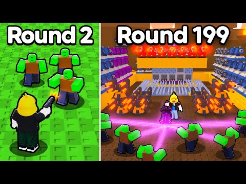 I Built MAX LEVEL Base and Survived Every Boss  in Roblox Build Ur Base!