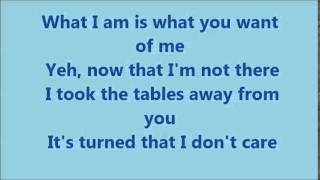 Texas - Say what you want lyrics