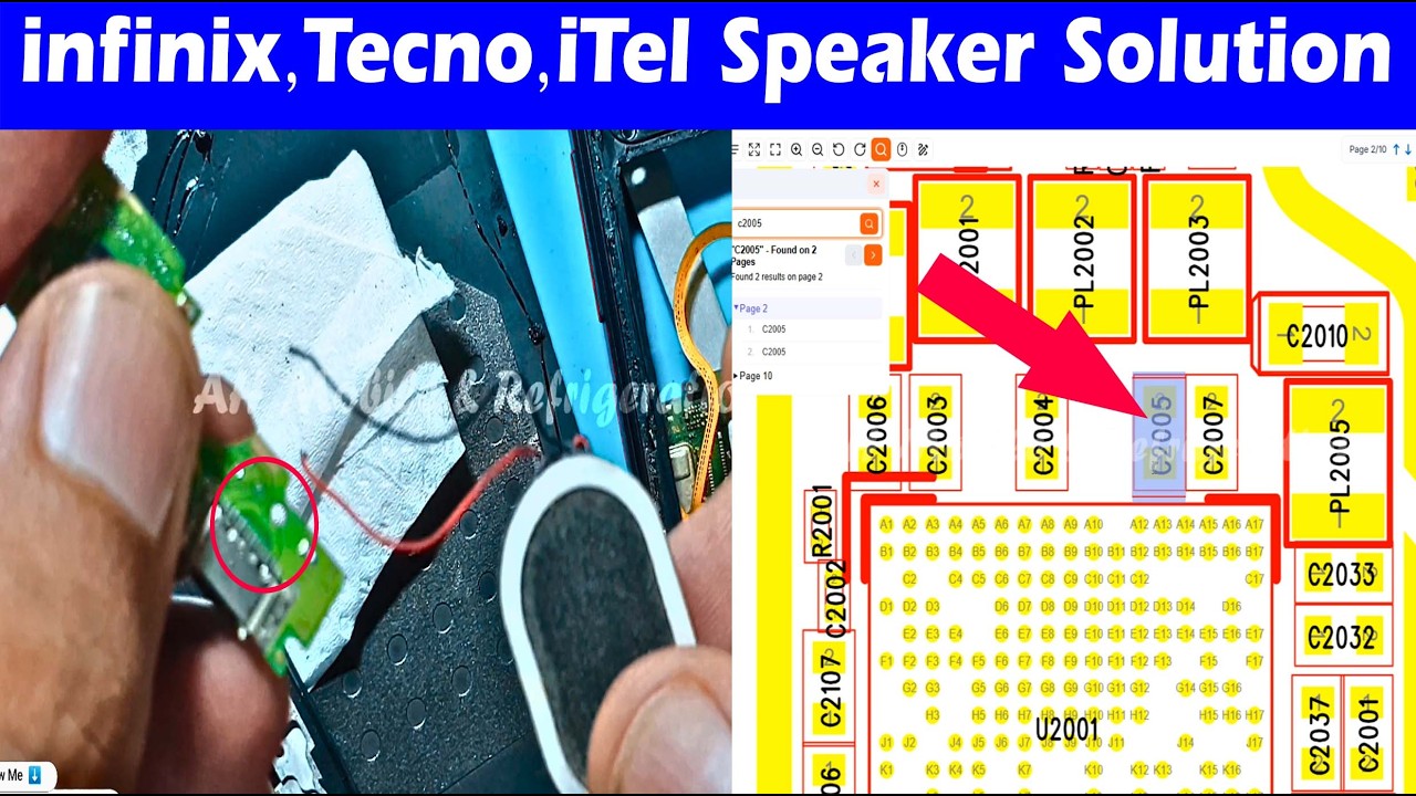 infinix, Tecno, iTel Ringer Speaker Not Working | 1 Capacitor Change Problem Solved