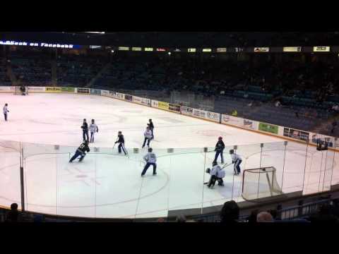 Girls Ringette Game at Blades Intermission