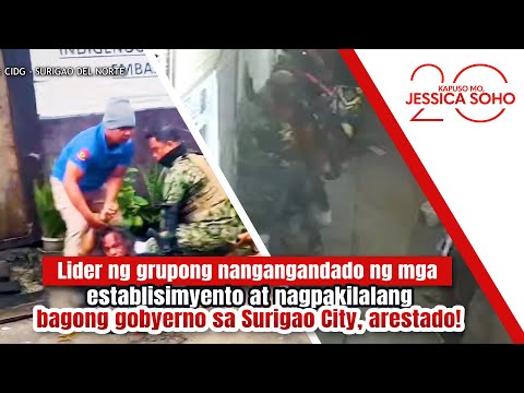 Lider ng grupong nangangandado ng mga establisimyento, arestado! | Kapuso Mo, Jessica Soho