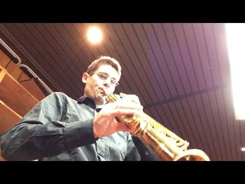 6 Griffe auf dem Altsaxophon in G-Dur (klingend Bb-Dur)