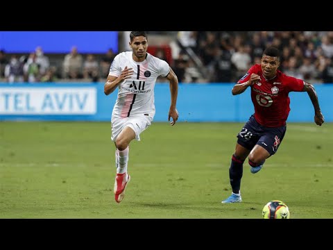 Achraf Hakimi vs Lille | First Match |  SuperCup | (01/08/2021)
