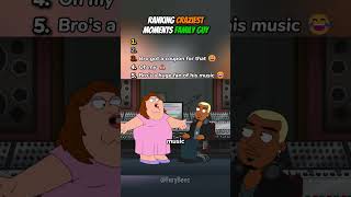 Ranking Craziest Moments Family Guy 😆