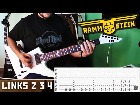 Rammstein - Links 2 3 4 |Guitar Cover| |Tab|