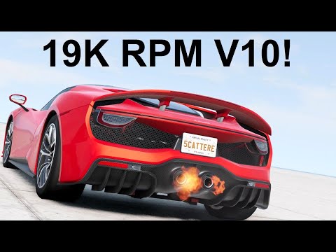 The 19000 RPM Civetta Scintilla! BeamNG. Drive