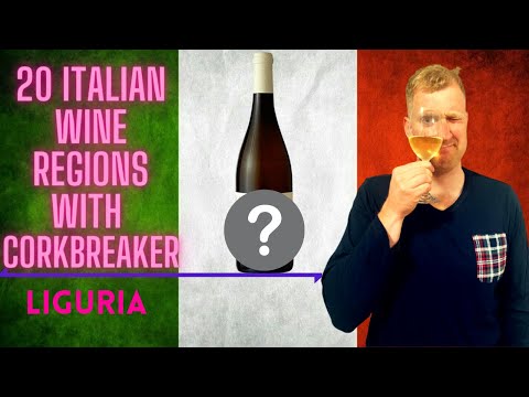 20 Italian Wine Regions with Corkbreaker - Liguria