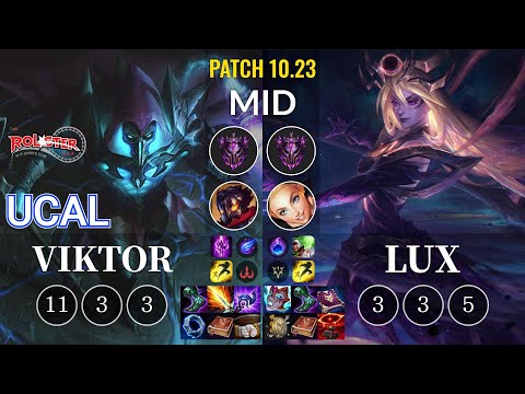 KT Ucal Viktor vs Lux Mid - KR Patch 10.23