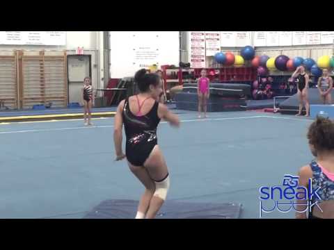Sneak Peak:  Amelia Hundley, Cincinnati | Floor Training for Worlds Selection Camp