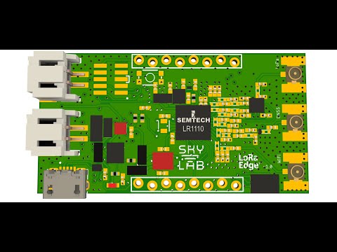 SkyLab LoRaWAN tracker SEMTECH LR1110 LoRa Edge