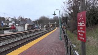 preview picture of video 'Capitol Limited and 3 Freights in 21 Minutes at Germantown Md'