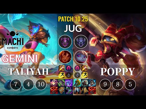 MCX Gemini Taliyah vs Poppy Jungle - KR Patch 10.25