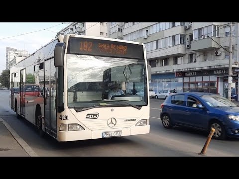 Autobuzul Mercedes-Benz Citaro Euro 3 #4291(linia 182) pe Calea Griviței