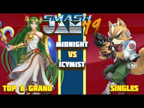 Smash Jam '19 TOP 8 GRAND FINAL -Midnight [PALUTENA] vs Icymist [FOX]