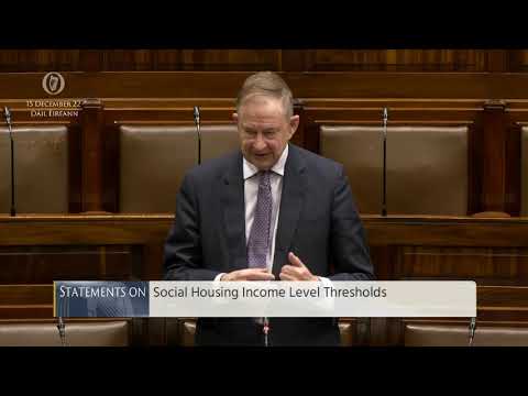 Éamon Ó Cuív Welcomes Income Limit Rise, Warns on HAP