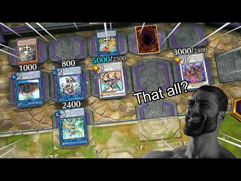 Who would win: 5 Negates + Extra deck Lock or 1 GIGACHAD? Master Duel