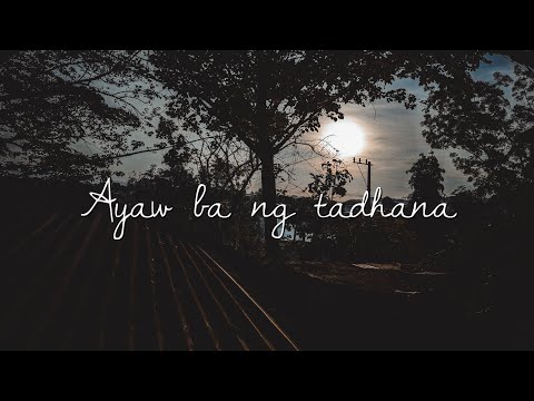 Ayaw ba ng tadhana - Joshua Mari ft. MAD | (Official Lyric Video)