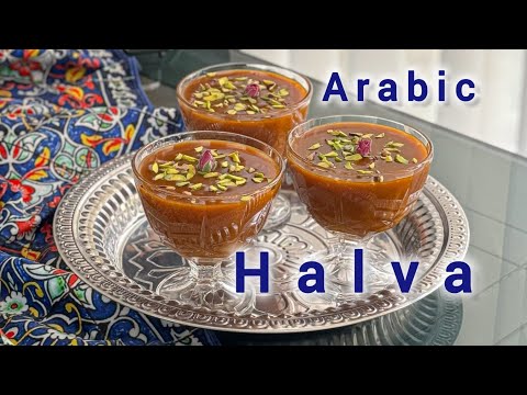 Arabic Halva: Rich, Sweet, and Saffrony
