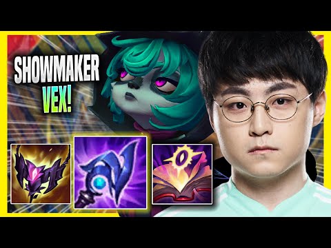 SHOWMAKER IS INSANE WITH VEX! - DK ShowMaker Plays Vex MID vs Akshan! | Season 2022