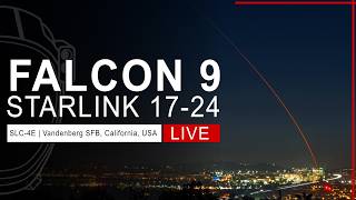 SpaceX Launches Starlink 17-24 Mission from SLC-4E Vandenberg, California