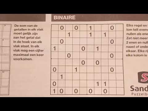 Here are 3 sudokus to ease your pain. (#575) Binary Sudoku puzzle. 04-15-2020 part 1 of 3