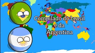 Download lagu Compilation of Brazil and Argentina - First compilation of the channel #Countryballs #argentina #... mp3