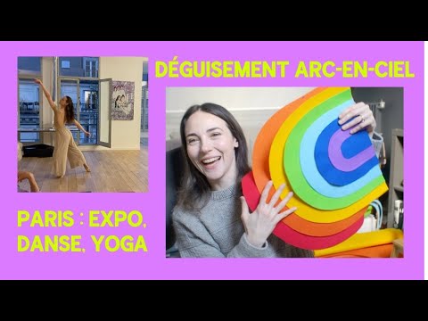 STUDIO VLOG : Je couds un déguisement 🌈 et Journée à PARIS - Expo Marly Poésie