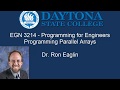 EGN3214 Lecture Programming Parallel Arrays