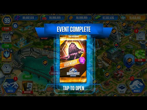 LEGENDARY HYBRIDS PACK BATTLE STAGE 1 VS 3 VIP BATTLE | JURASSIC WORLD THE GAME