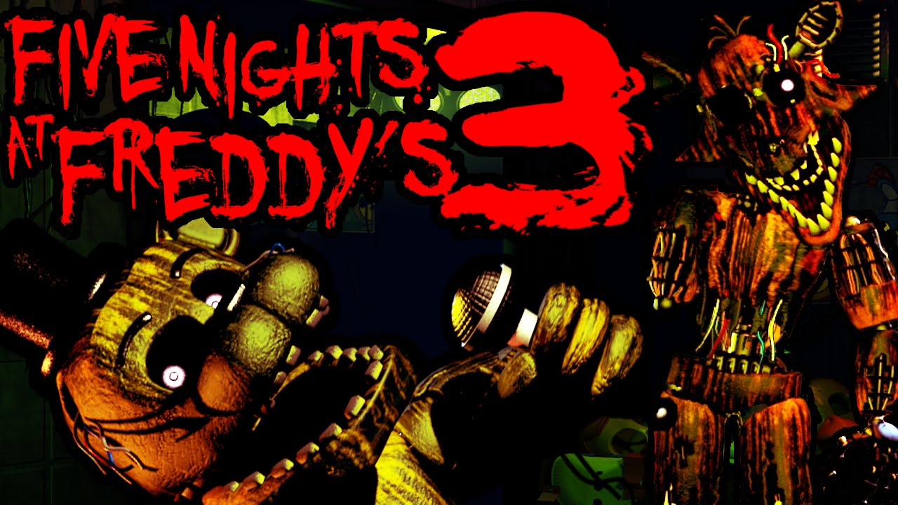 Five Nights at Freddy’s 3 Ghost Hallucinations NIGHT 3 Horror PART 2 Blind Gameplay Walkthrough