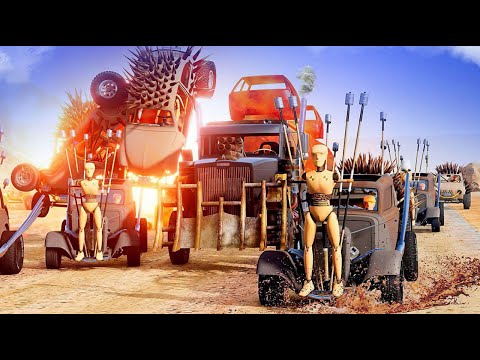 🚗💥 Mad Max in BeamNG.drive – Insane Crashes, Explosions & High-Speed Chases! 🔥