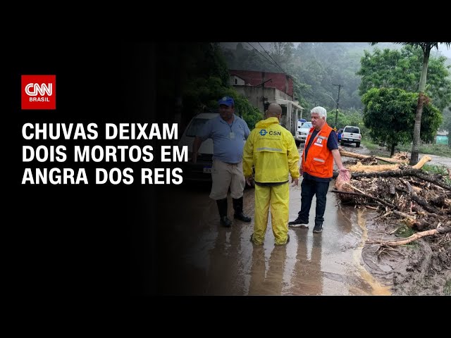 Chuvas deixam dois mortos em Angra dos Reis | AGORA CNN
