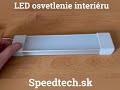 LED osvetlenie interiéru 12V / 24V - univerzálne 36x SMD LED (270x66x17mm) - Video Youtube