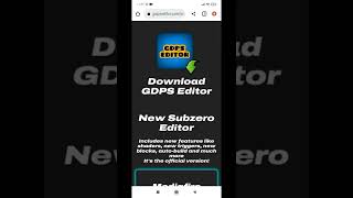 how to download gdps editor 2.2
