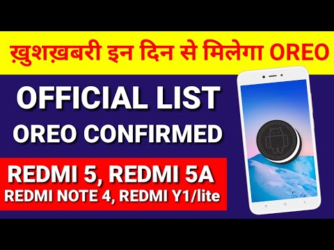 List Confirmed: Android Oreo update for Xiaomi smartphones | Redmi 5A, Redmi 5, Redmi note 4 Oreo