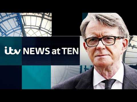Police search two addresses linked to Peter Mandelson: Watch Friday's ITV News at Ten