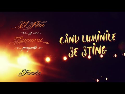 Video thumbnail for C�nd luminile se sting
