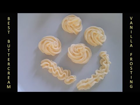 Best Vanilla Buttercream Frosting/Icing for Cake