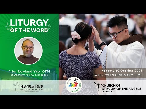 Liturgy of the Word - Blinded by Wealth - Friar Rowland Yeo - 20 October 2025