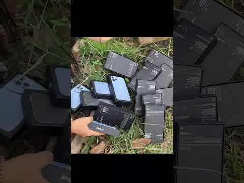 i found alot of new iphone 13 pro max in landfill