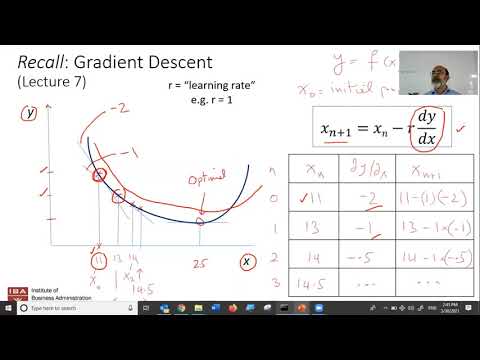 IBA: Intro to AI - Lecture 18 - Machine Learning - Artificial Neural Networks(2)