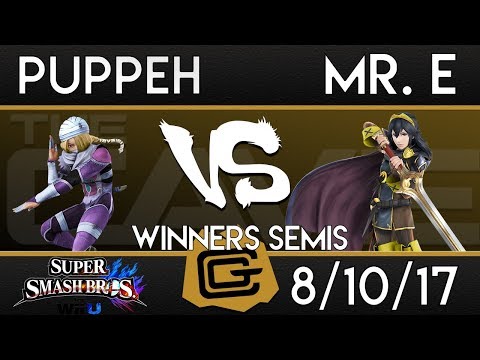 TCG Sm4sh - Mr. E (Marth/Lucina) vs Puppeh (Sheik) - Winners Semis - Smash 4 - 8/10/17