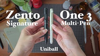 Let's chat about gel pens! - Uniball Zento VS One 3