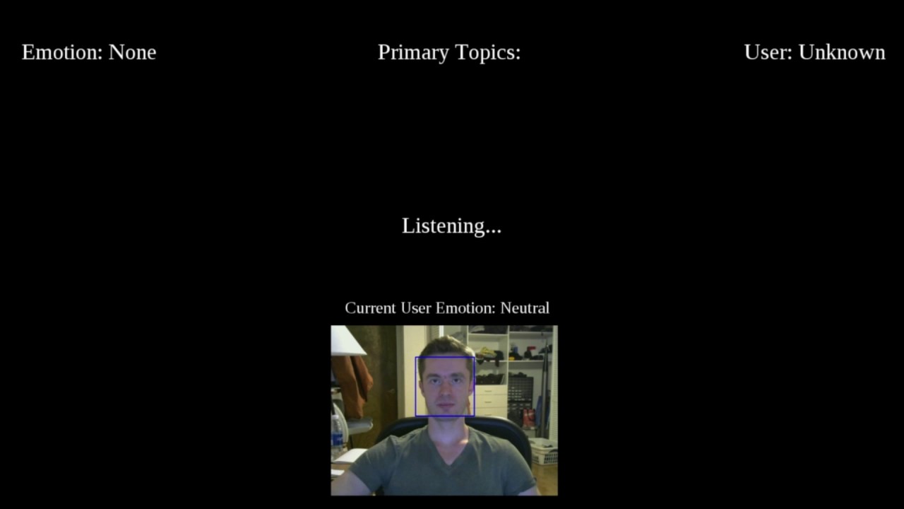 Chat bot w/ Emotion and Facial Recognition