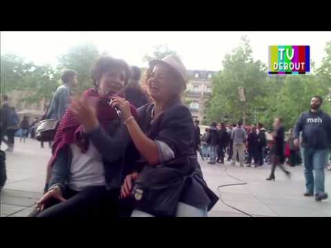 ITW de Madeline #107mars – 15 juin 2016 - #TV Debout - #NuitDebout.mp4